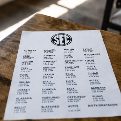 SEC football schedule
